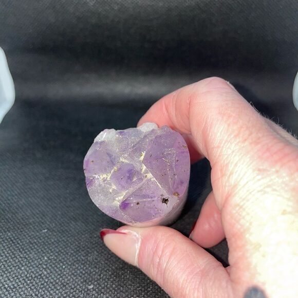 BEAUTIFUL DEEP PURPLE  AUTHENTIC AMETHYST COLUMN - Picture 9 of 11
